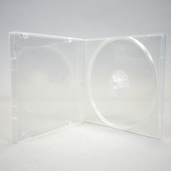 Clear poly Single Slimline CD Case.